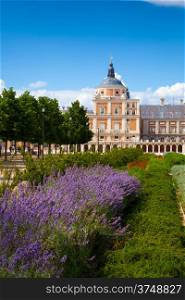 Royal Palace of Aranjuez and Gardens in Madrid, Spain