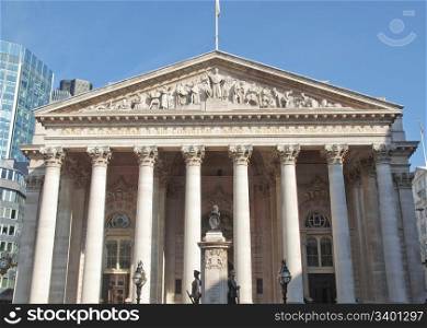 Royal Stock Exchange, London. The Royal Stock Exchange, London, England, UK