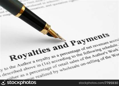 Royalties and payments