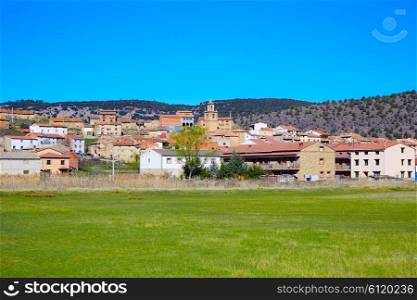 Royuela village Sierra de Albarracin in Teruel Spain