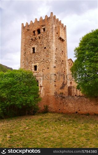 ruined monastery Jeronimo Nuestra senyora de la Murta in Alzira Valencia at Spain