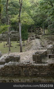 Ruins at an archaeological site, Copan, Copan Ruinas, Copan Department, Honduras