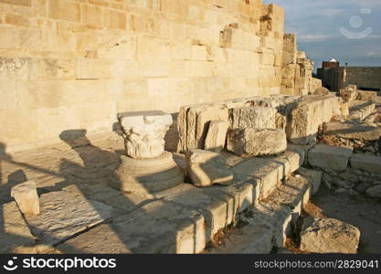 Ruins in Kourion, Cyprus.