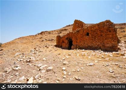 Ruins in Sand Hills of Samaria, Israel