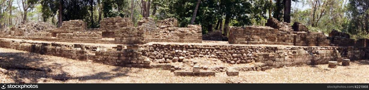 Ruins in the forest in Copan, Honduras