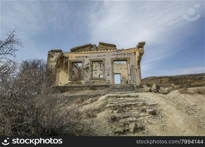 Ruins of Agios SozomenosNicosia district. Cyprus