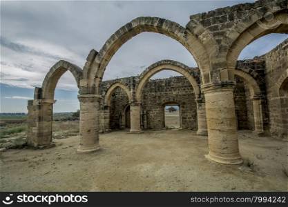 Ruins of Agios SozomenosNicosia district. Cyprus