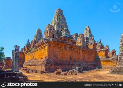 Ruins of ancient Pre Rup temple, Angkor Wat, Cambodia