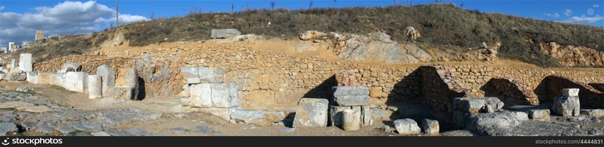 Ruins of Antiohia Pisidia near Yalvac, Turkey