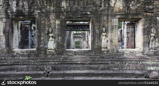 Ruins of Banteay Kdei temple, Angkor, Siem Reap, Cambodia