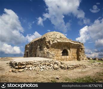 Ruins of bath nedieval - ottoman period in Paphos, Cyprus