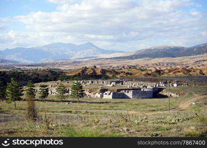 Ruins of church of Saint Nicolas in Antiohia Pisidia near Yalvac, Turkey