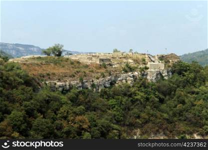 Ruins of fortress in Veliko Tirnovo, Bulgaria