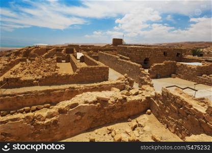 Ruins of fortress Masada, Israel