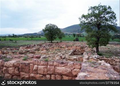 Ruins of hittite town Shapunova in Turkey