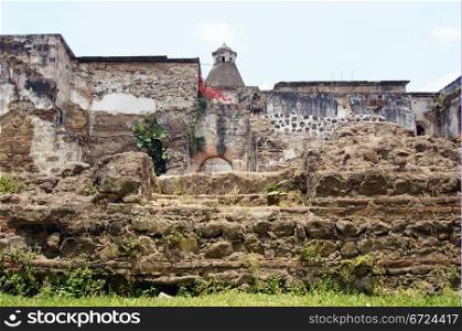 Ruins of old cathedral in Antigua Guatemala
