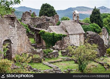 Ruins of Stari Grad (Old Town), Bar in Montenegro