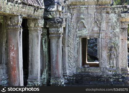 Ruins of temple, Cambodia