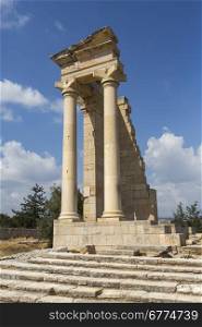 Ruins of the Sanctuary of Apollo Hylates near Limassol, Cyprus