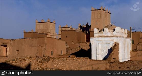 Ruins of traditional buildings, Ouarzazate, Morocco