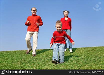 running family with son 2