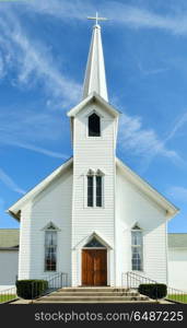 Rural Church, Midwest, Ohio, near Akron, USA