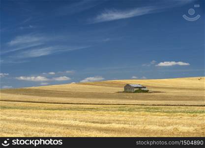 Rural landscape near Genzano di Lucania, Potenza, Basilicata, Southern Italy, at summer.