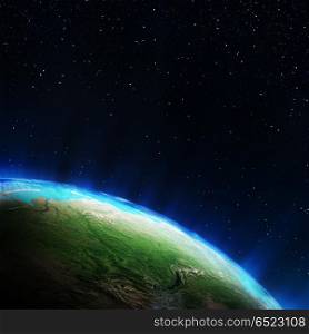 Russia 3d rendering planet. Russia. Elements of this image furnished by NASA 3d rendering. Russia 3d rendering planet