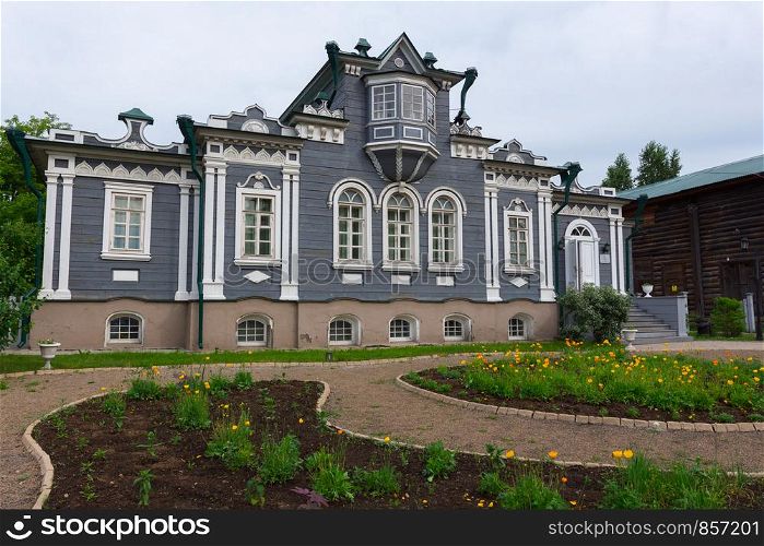 Russia, Irkutsk June 2019, view of the Trubitsky estate