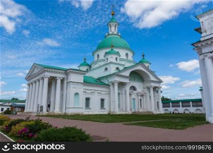 Russia June 30, 2020 the city of Rostov the Great, view of the Dmitrievskaya church, photo was taken on a sunny summer day. view of the Dmitrievskaya church, photo taken on a sunny summer day