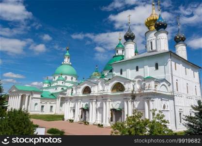 Russia June 30, 2020 the city of Rostov the Great, view of the Anniinsky Cathedral, photo taken on a sunny summer day. view of the Anniinsky Cathedral, photo taken on a sunny summer day