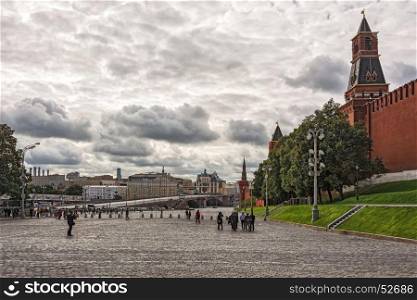 Russia, Moscow - 06.24.2016: Vasilyevsky Descent on the Red Square