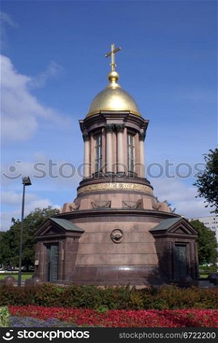 Russian church in St-Petersburg, Russia