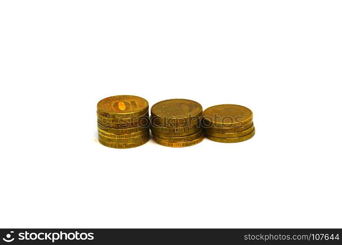 Russian money isolated on white background. Russian money isolated on white background. Isolated