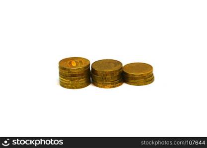 Russian money isolated on white background. Russian money isolated on white background. Isolated