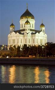 Russian Moscow Cathedral of Christ the Savior