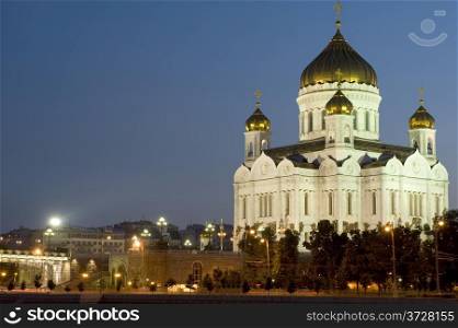 Russian Moscow Cathedral of Christ the Savior