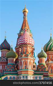 Russian painted dome Saint Basil&rsquo;s Cathedral