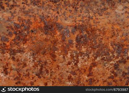 rust background as an abstract texture representing decay and weathering as an oxidized iron element.