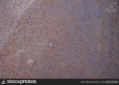 Rust on surface of the old iron, Old metal sheet board background