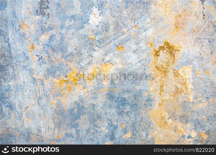 Rust on surface of the old iron, Old metal sheet board background