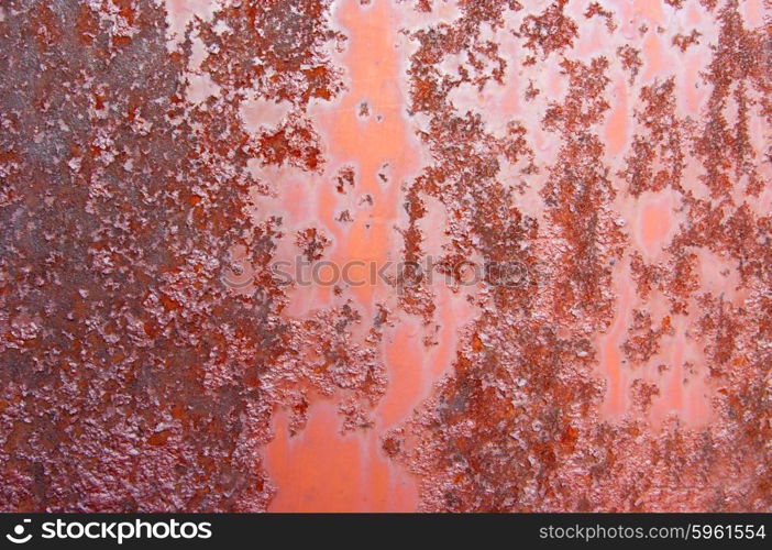 Rusted brown iron background texture