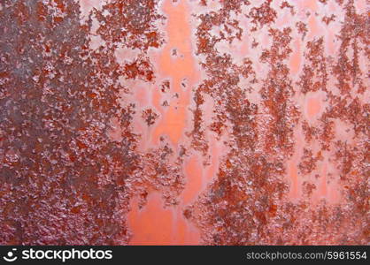 Rusted brown iron background texture