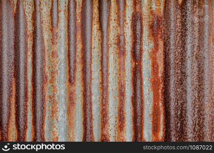 Rusted dirty decay zinc metal texture damage iron surface background