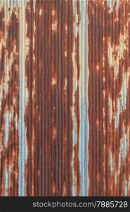 Rusted galvanized iron roof plate, background and texture material