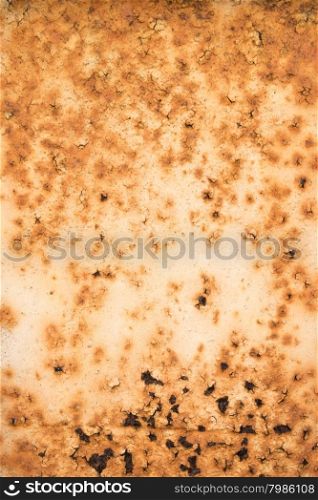 Rusted grunge corrugated metal background texture