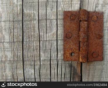 Rusted hinge