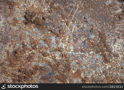 Rusted metal background