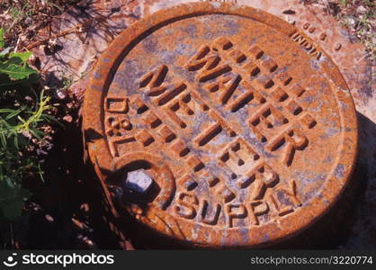 Rusted Water Meter Cap