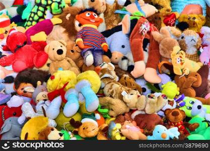 RUSTENBURG, SOUTH AFRICA - MAY 25: Various Stuffed Toys on Sale at Stall at Rustenburg Fair on May 25, 2014 in Rustenburg South Africa.